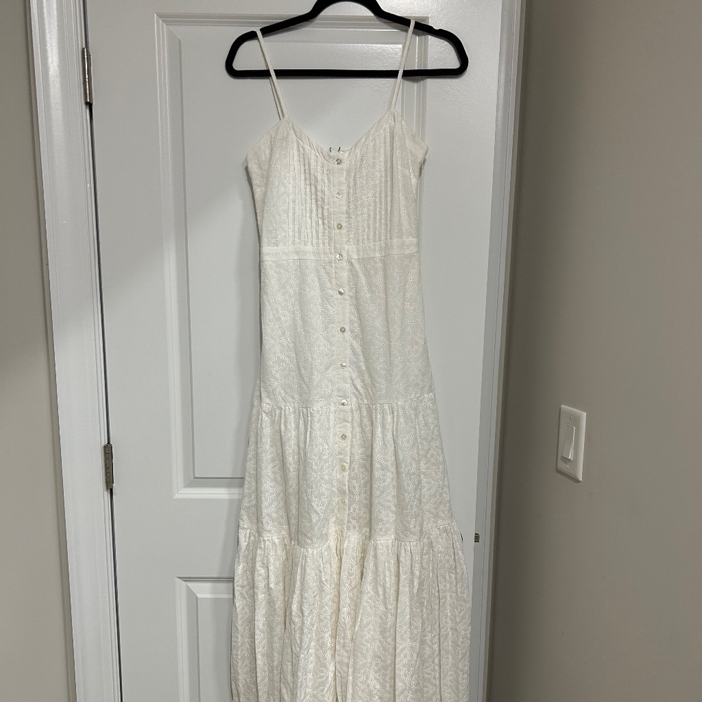 Veronica Beard Alondra dress off white XS